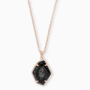 Kendra Scott Ellington Rose Gold Granite Necklace